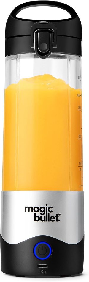 magic bullet Portable Blender MBPB50100 Silver, 16 oz
